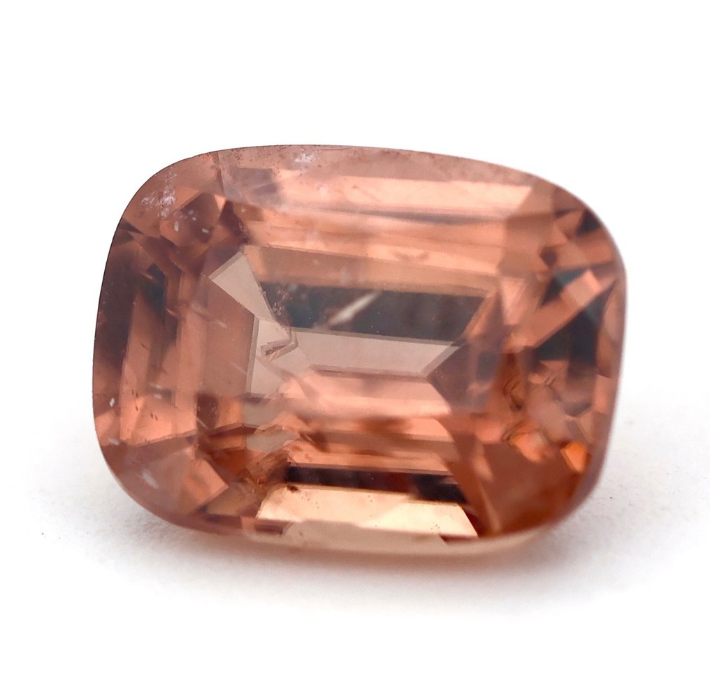 Orange, Pink Zircon  - 1.76 ct - Antwerp Laboratory for Gemstone Testing (ALGT) #1.2