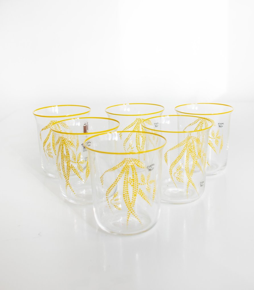 Carlo Moretti - Drikkeglass (6) - Murano glass #1.1
