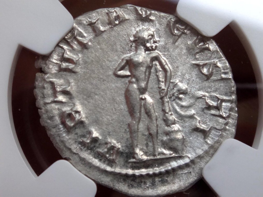 Imperio romano. NGC " MS " 5/5 - 4/5 GORDIAN III (238-244). Denarius #3.1