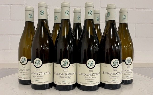 2022 Domaine Françoise André, Bourgogne Côte d'Or Chardonnay - Borgogna - 12 Bottiglie (0,75 L) #1.1