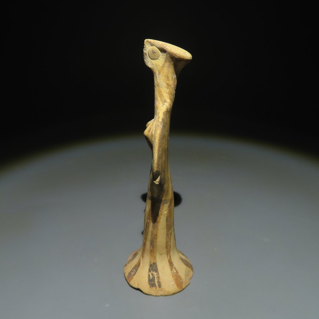 Micenas, Grecia Terracota Ídolo Phi. California. 1400-1250 a.C. 11 cm de altura. #2.1