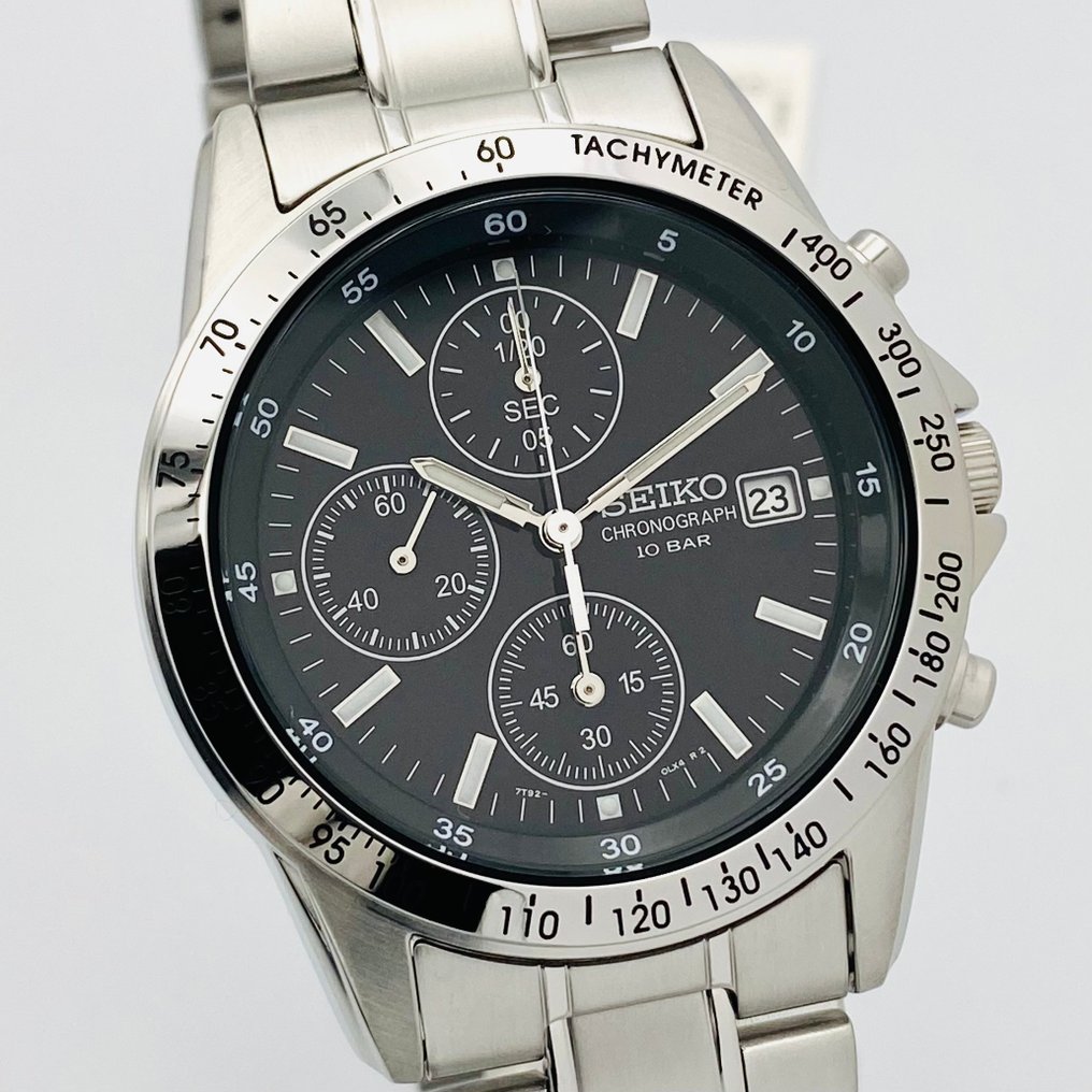 Seiko - Chronograph Black Dial - No Reserve Price - 7T92-0WD0 - Men - 2020+ #1.0