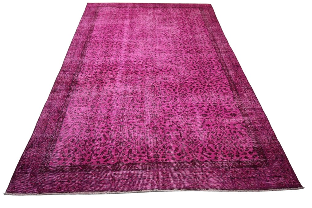 紫色复古 √ 证书 √ 洁净如新 - 小地毯 - 256 cm - 163 cm #1.1