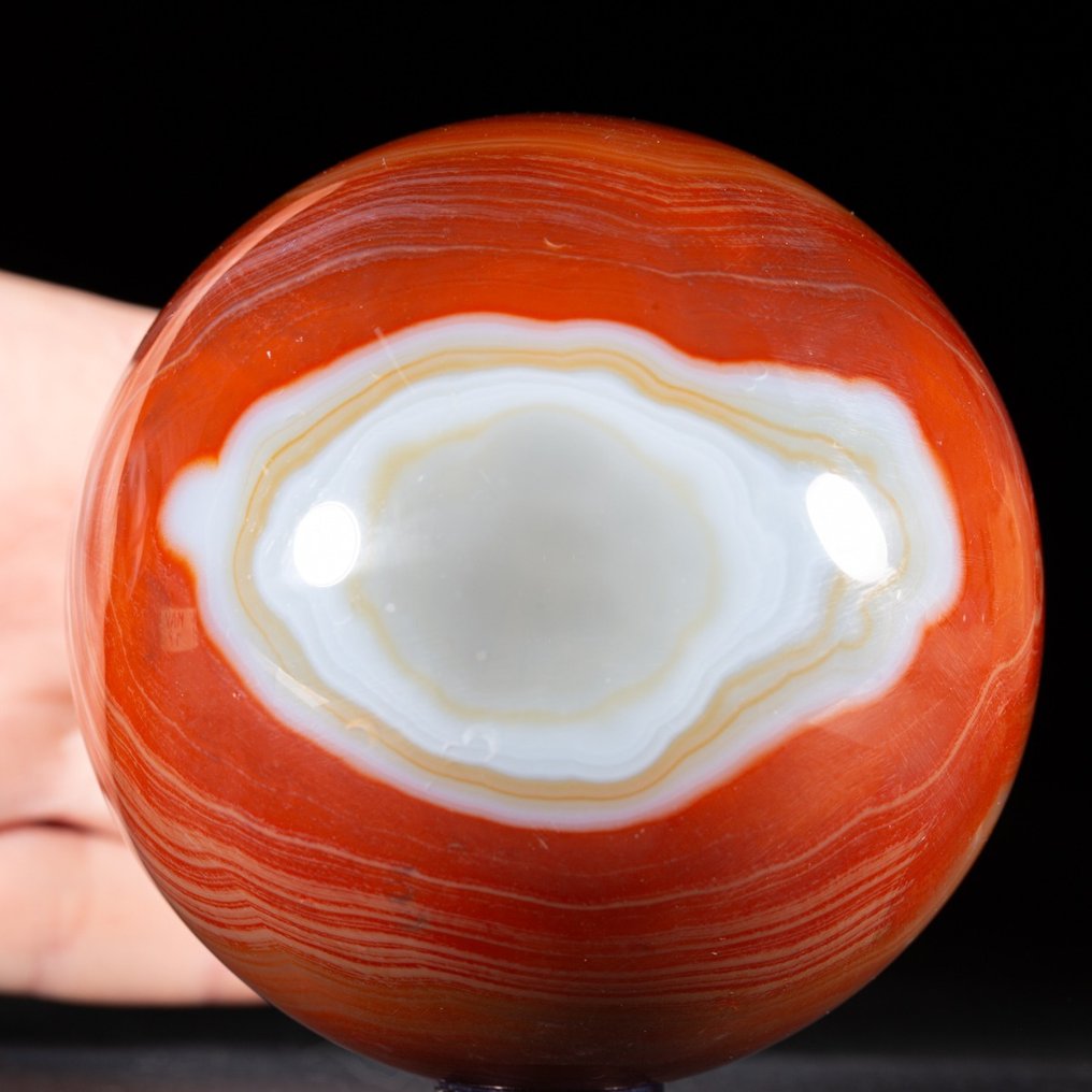 第一选择 活泼玛瑙球-光与和谐 - 高度: 87.5 mm - 宽度: 87.5 mm- 936 g #1.1