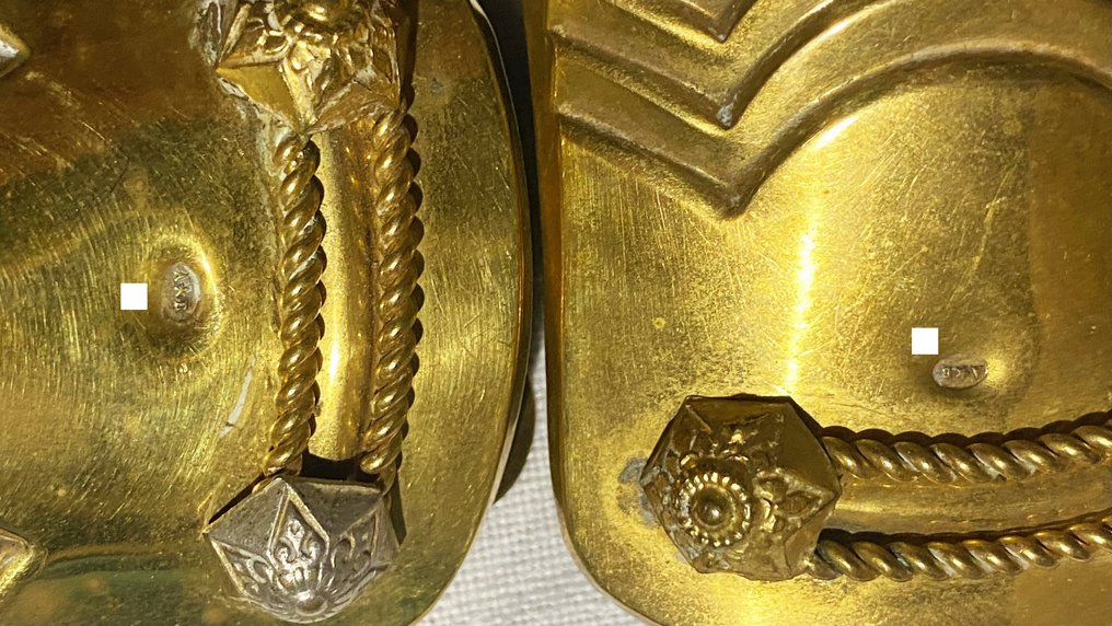 Italia - Uniformă militară - umeri metalice Golden silver reign RCA A/B #2.2