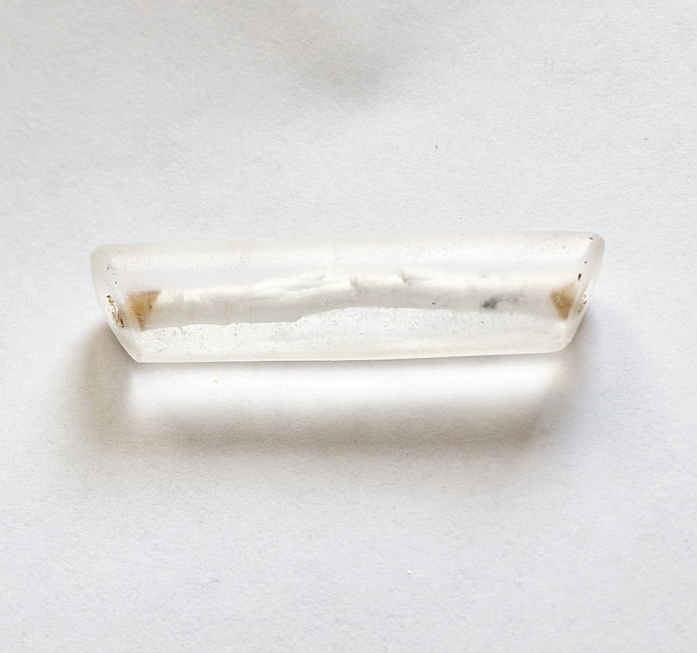 Altasiatisch Archaisches Glas Samon Valley Talisman aus durchscheinenden Perlen - 64 mm #1.1