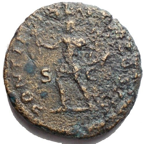 Império Romano. Caracala (198-217 d.C.). Sestertius Rome, AD 210 - Mars #1.2