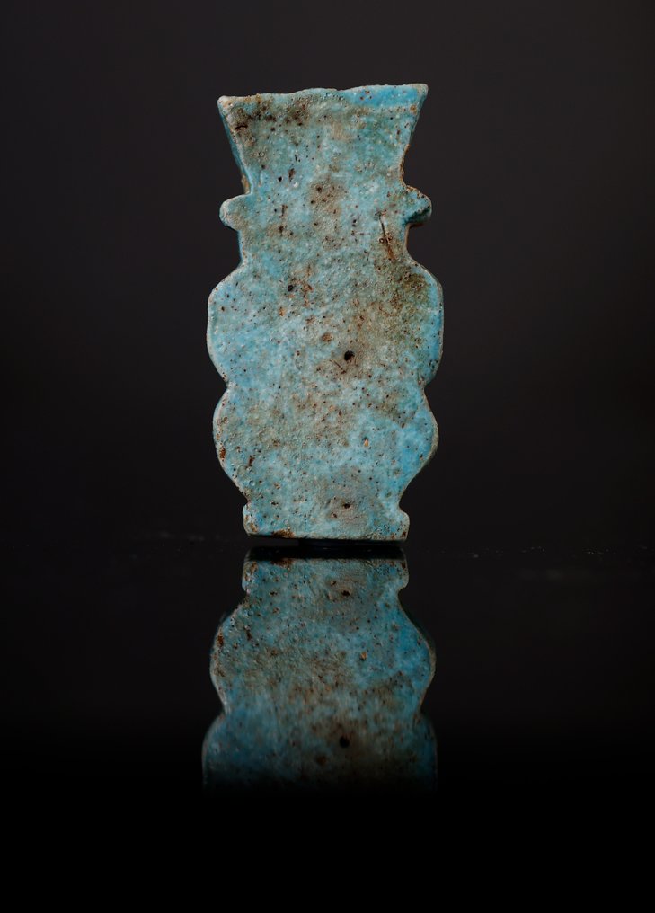 Egiptul Antic FaianÈ›Äƒ Dumnezeu Bes amuleta - 7.5 cm #2.2