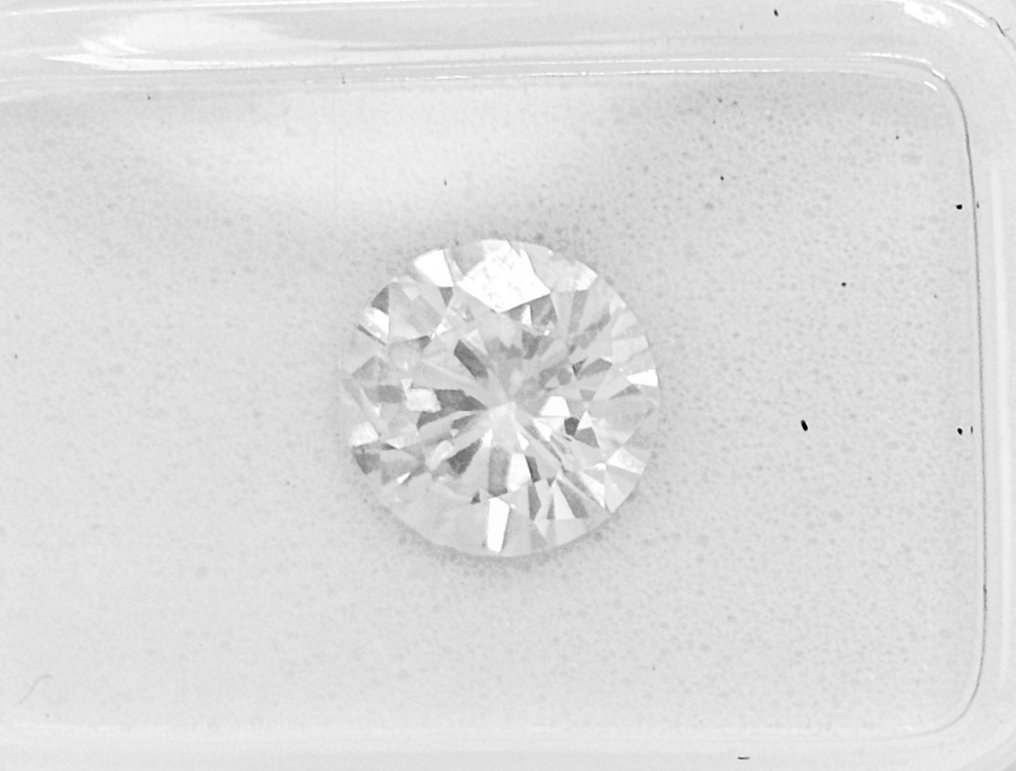 1 pcs Diamant  (Natur)  - 1.01 ct - Rund - F - SI3 - Gemewizard Gemological Laboratory (GWLab) #3.2
