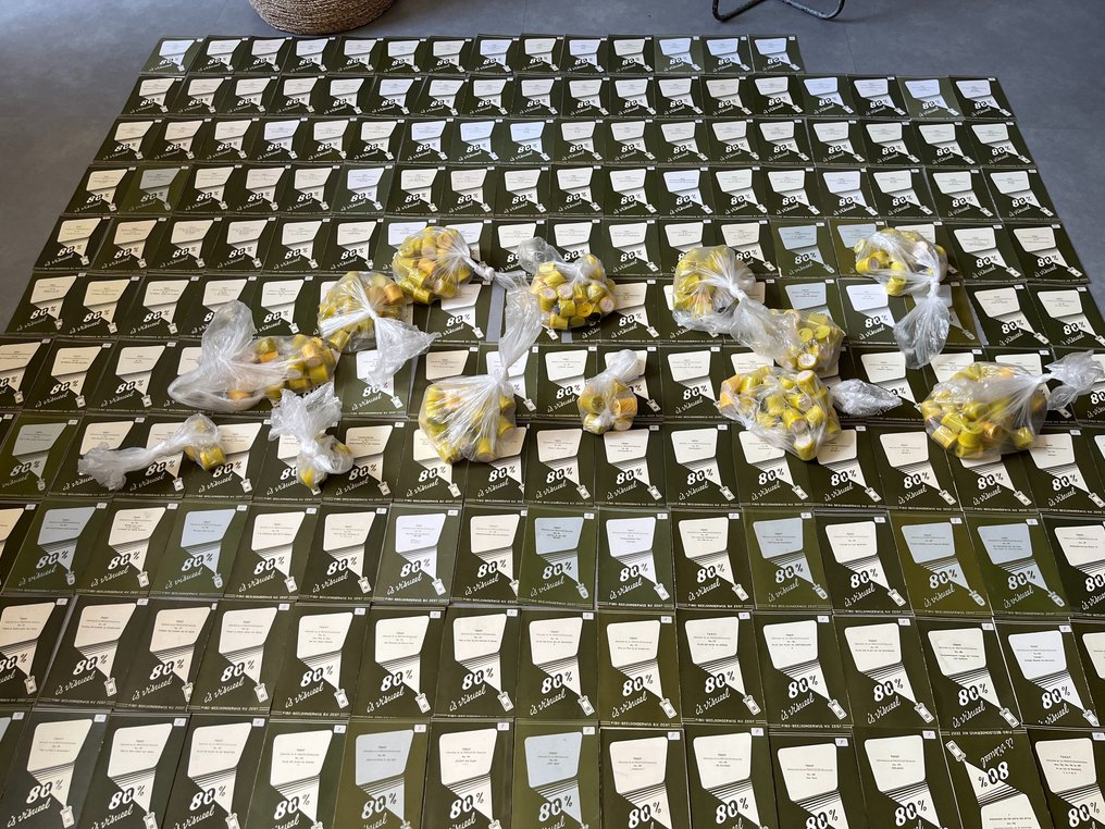 Leitz PRADO met een immense verzameling van 200 diarolletjes inclusief documentatie Slide projector #3.2