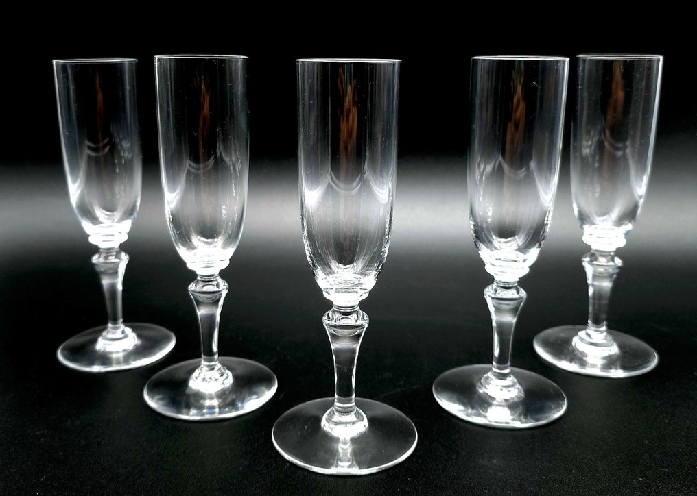 Baccarat - Champagnerflöte (5) - NORMANDIE-Flötengläser - Kristall #2.2