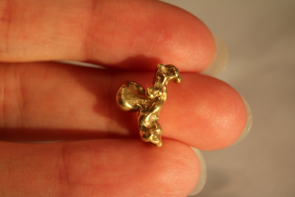 Gull Klump - Høyde: 18 mm - Bredde: 11 mm- 3.78 g - (1) #2.2