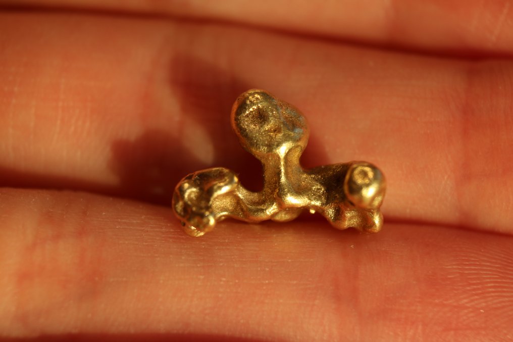 Gull Klump - Høyde: 18 mm - Bredde: 11 mm- 3.78 g - (1) #3.2