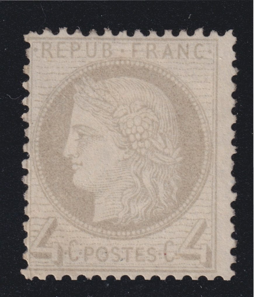 France 1872 - Cérès 3e Rep. N° 52, Neuf*. gomme d'origine. Superbe - Yvert #1.1