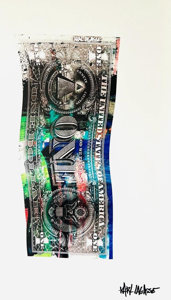 Karl Lagasse - ARTDOLLAR 37 - Vendu sans prix de réserve, dernière œuvre disponible. #1.0