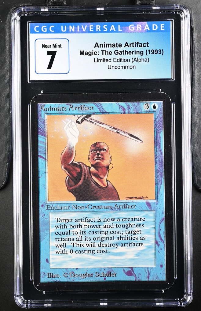 Wizards of The Coast - 1 Card - Animate Artifact, Limited Edition (Alpha) CGC NEAR MINT 7 Uncommon #1.1