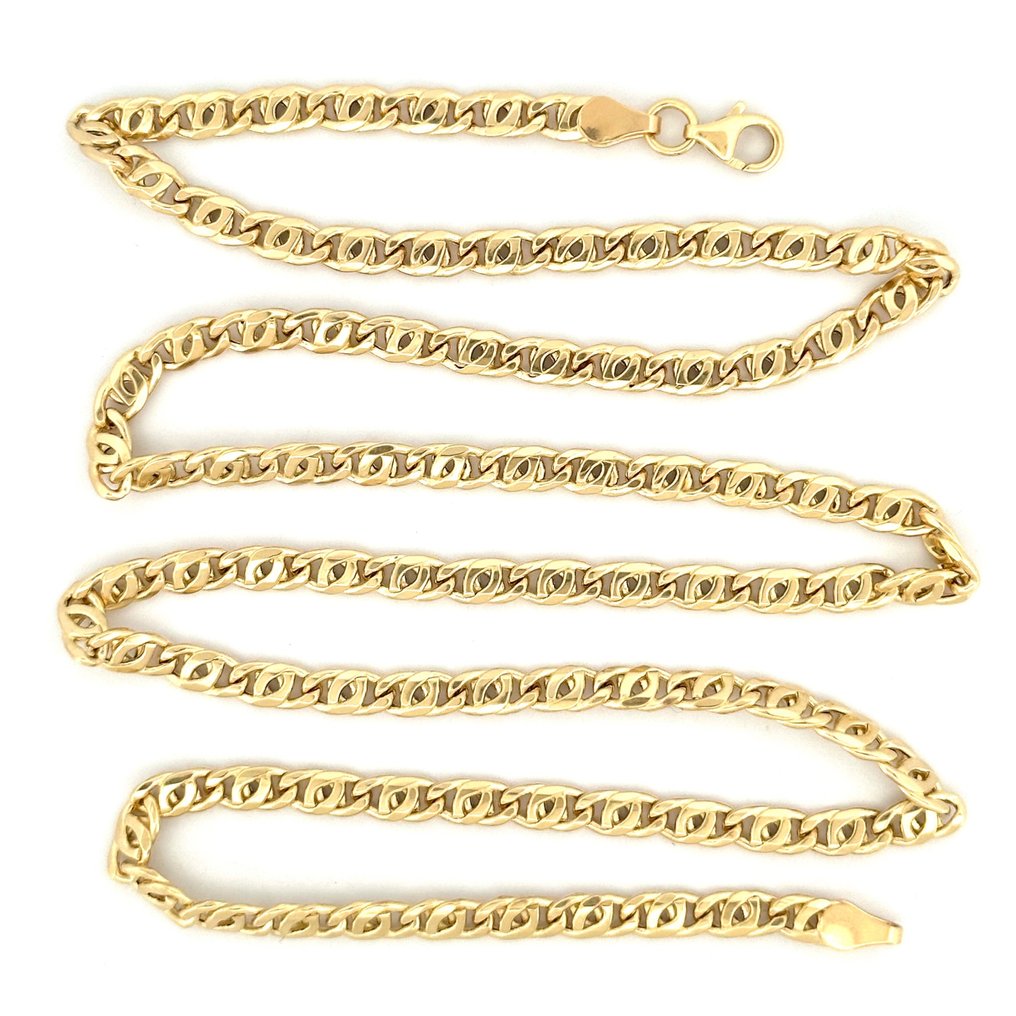 Chain 18 Kt Gold - 12,8 g - 60cm - Colier - 18 ct. Aur galben #1.2