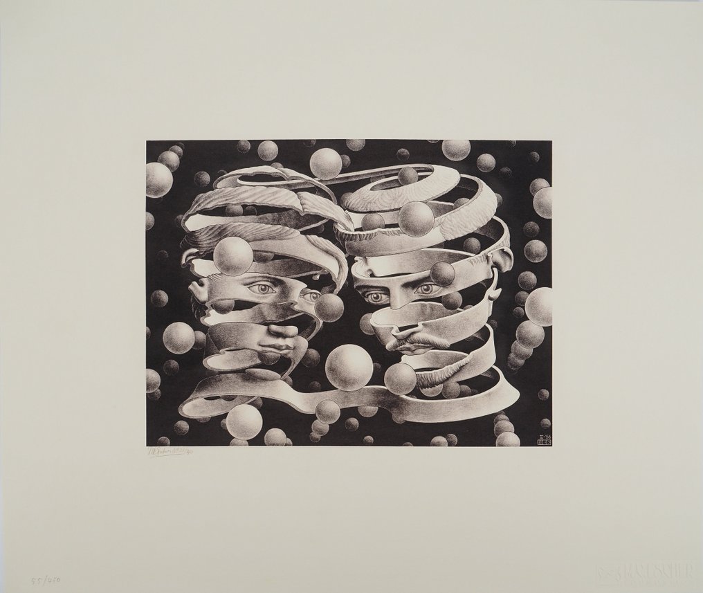 M.C. Escher (1898-1972) - Amoureux surréalistes #2.1