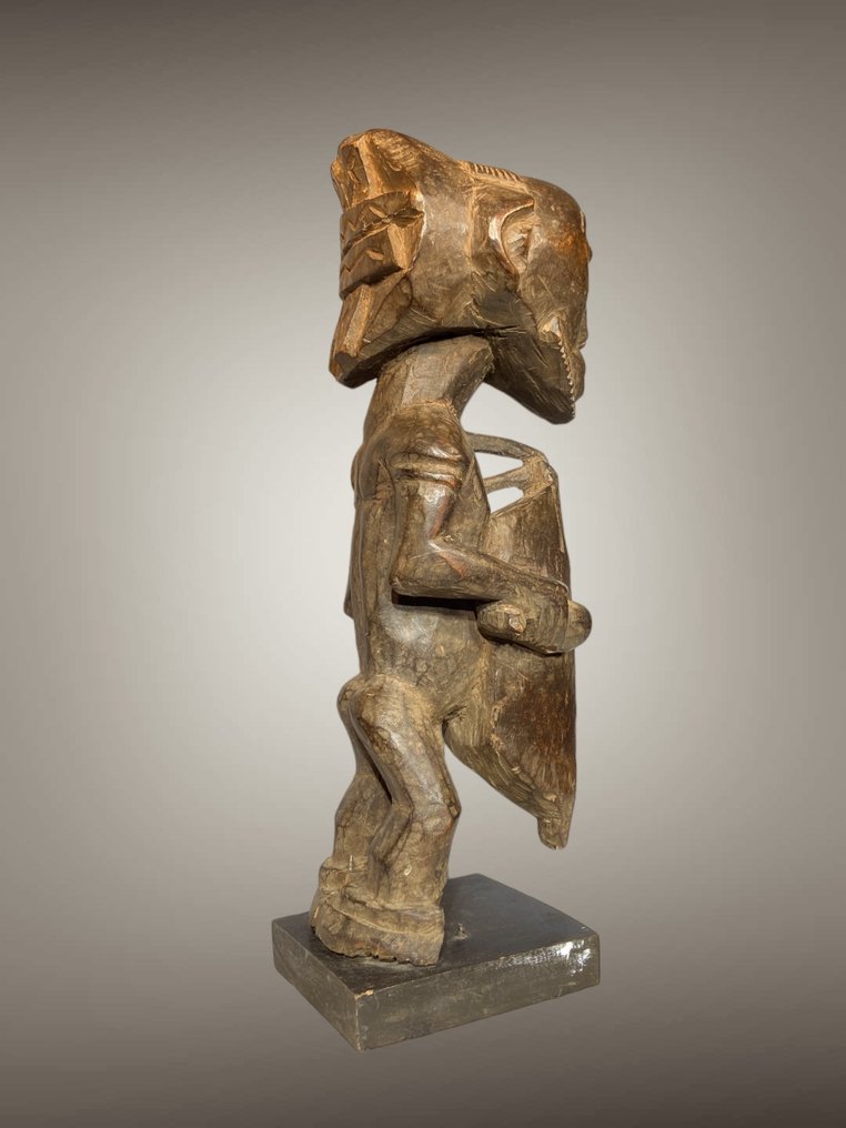 Sculptură masculină cu bază - 50 cm - Hemba - DR Congo  (Fără preț de rezervă) #1.2
