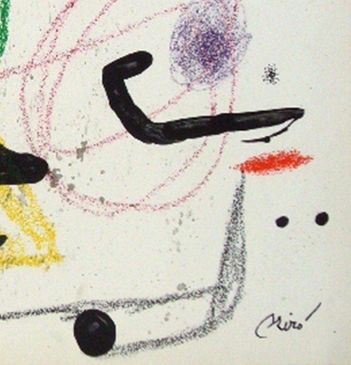 Joan Miro (1893-1983) - Joan Miró - Maravillas con variaciones acrosticas 9 #3.2