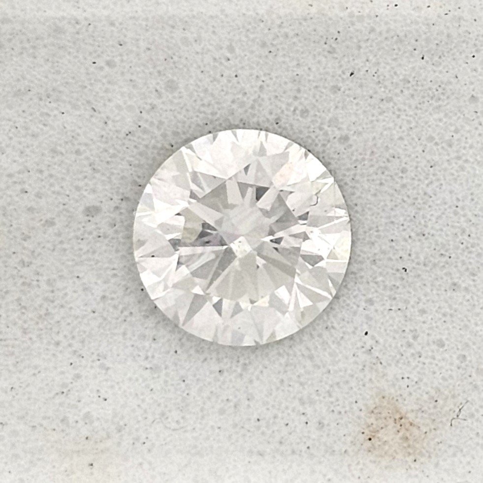 1 pcs Diamant  (Natürlich)  - 1.08 ct - Rund - F - SI2 - Gemewizard Gemological Laboratory (GWLab) #3.1