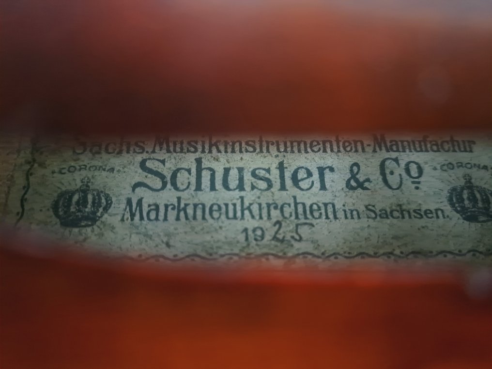 Labelled Schuster - Stradivarius -  - Violon - Allemagne - 1925 #2.1