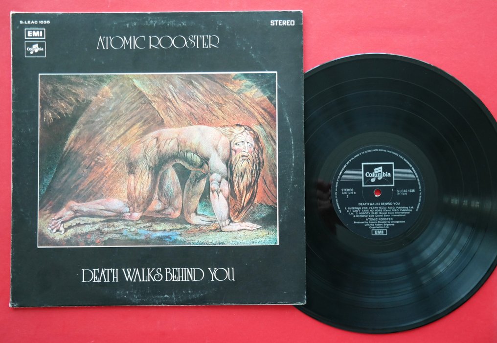 Atomic Rooster - Death Walks Behind You  / The Prog-Legend In A Rare Malaysia Pressing Release - LP-levy - 1st Pressing - 1970 #2.1