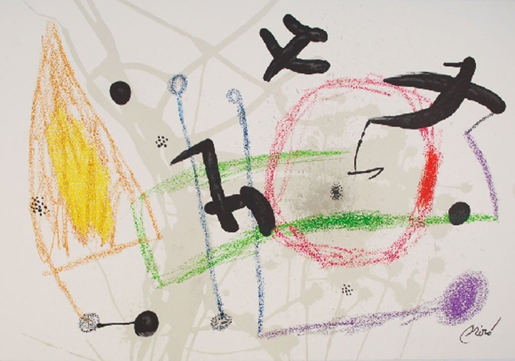Joan Miro (1893-1983) - Joan Miró - Maravillas con variaciones acrosticas 5 #3.1