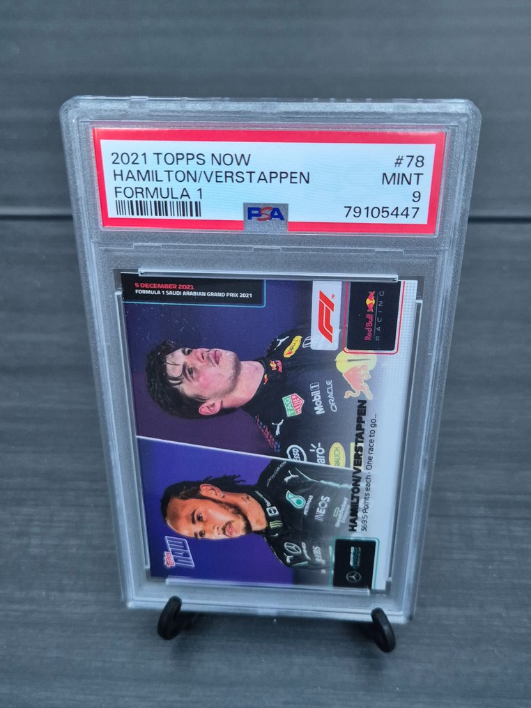 2021 - Topps - Now F1 - Lewis Hamilton and Max Verstappen - #78 