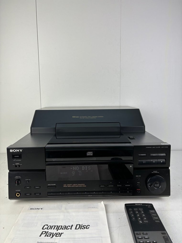 Sony - CDP-CX100 - 100 Disc Changer CD-spiller #1.2