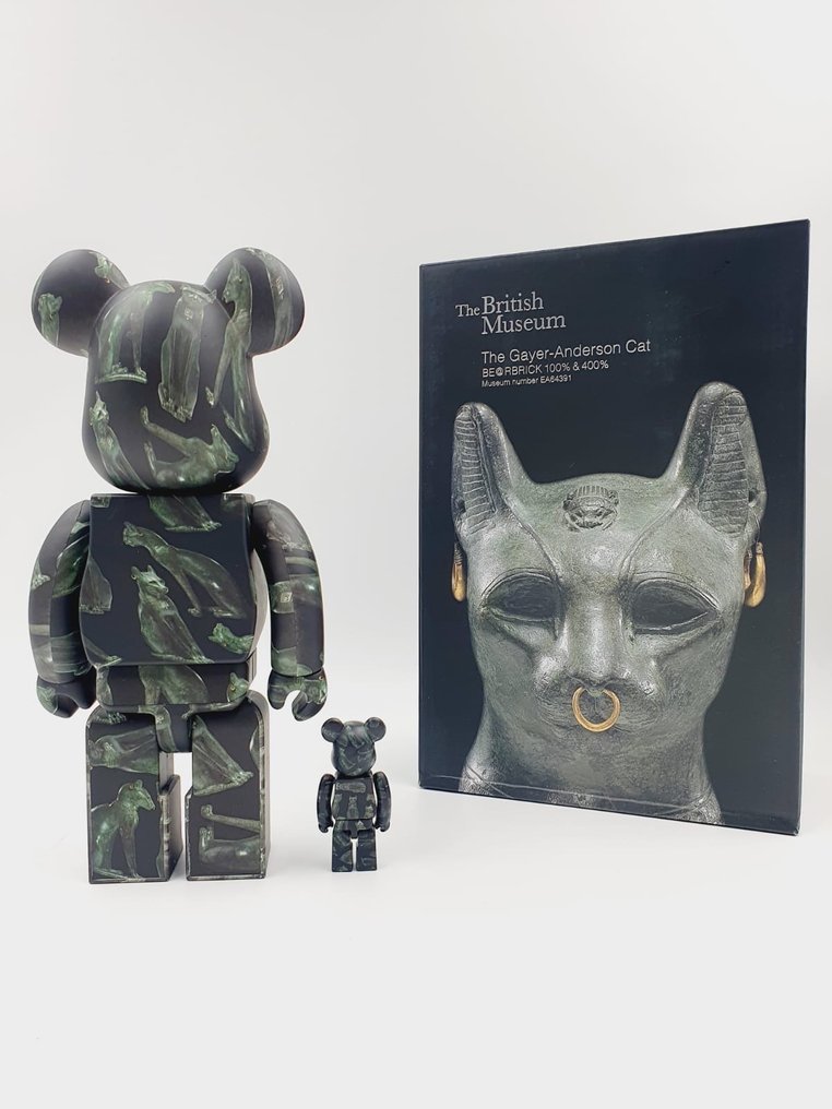 Medicom Toy x The British Museum - Be@rbrick  Gayer Anderson Cat 400% + 100% Bearbrick 2022 #1.2