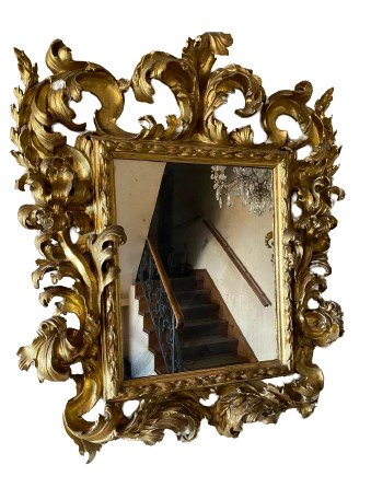 Wandspiegel  - Hout, Verguld #1.1