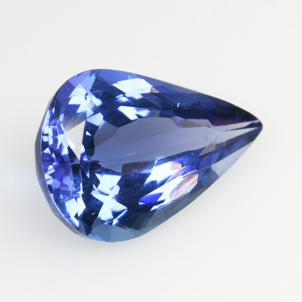 Albastru, Violet Tanzanite  - 3.47 ct - IGI (Institutul gemologic internațional) #2.1