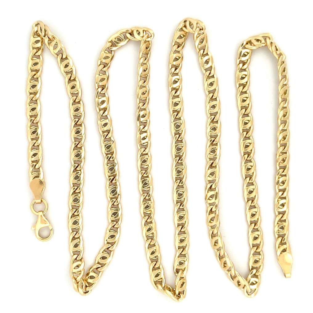 Chain 18 Kt Gold - 12,8 g - 60cm - Halsband - 18 kt Gult guld #2.1