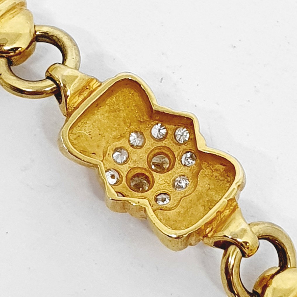 Armband - 14 kt Gelbgold Diamant  (Natürlich) #2.1