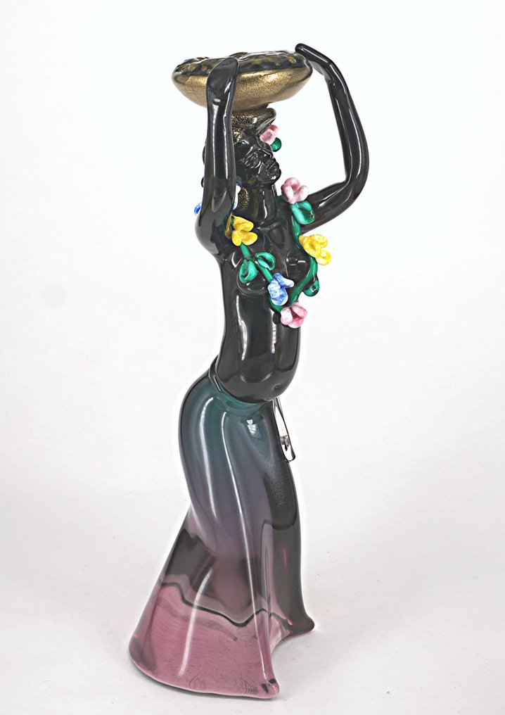 Attr. Seguso Vetri d'Arte - 雕刻, 36,5 cm - 36.5 cm - 玻璃 - 1970 #2.1