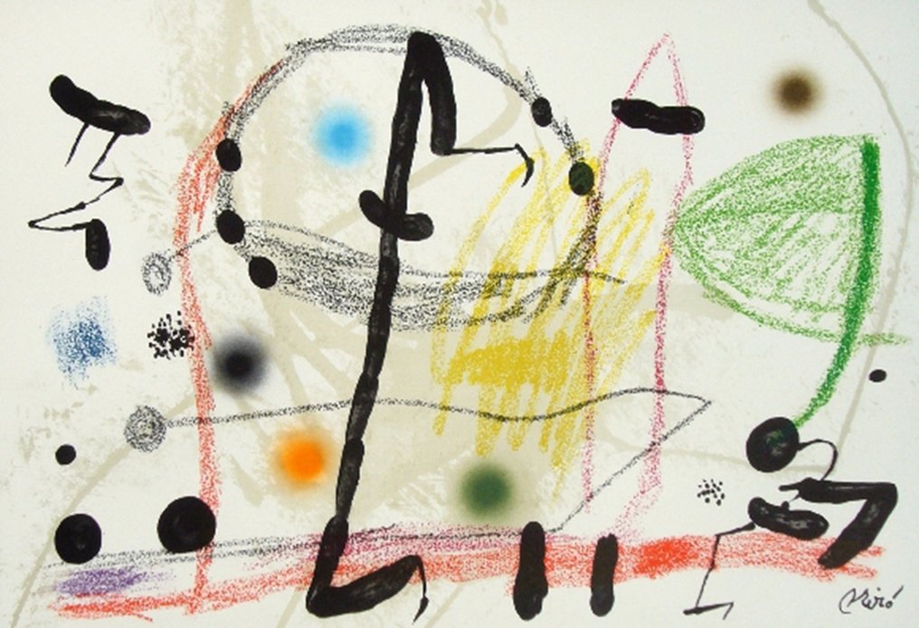 Joan Miro (1893-1983) - Joan Miró - Maravillas con variaciones acrosticas 13 #1.1