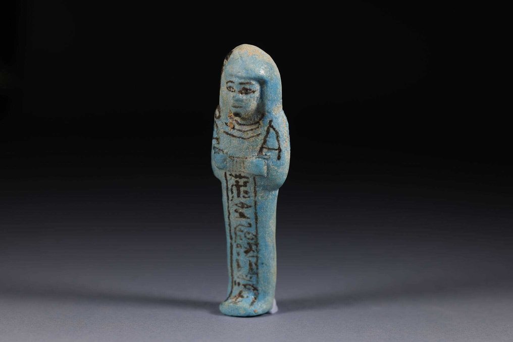 Ókori egyiptomi Lily vezír Ushabtyja - 14.5 cm #2.1