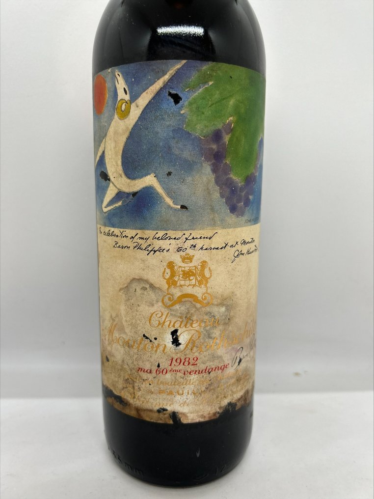 1982 Château Mouton Rothschild - Pauillac 1er Grand Cru Classé - 1 Bottle (0.75L) #1.2