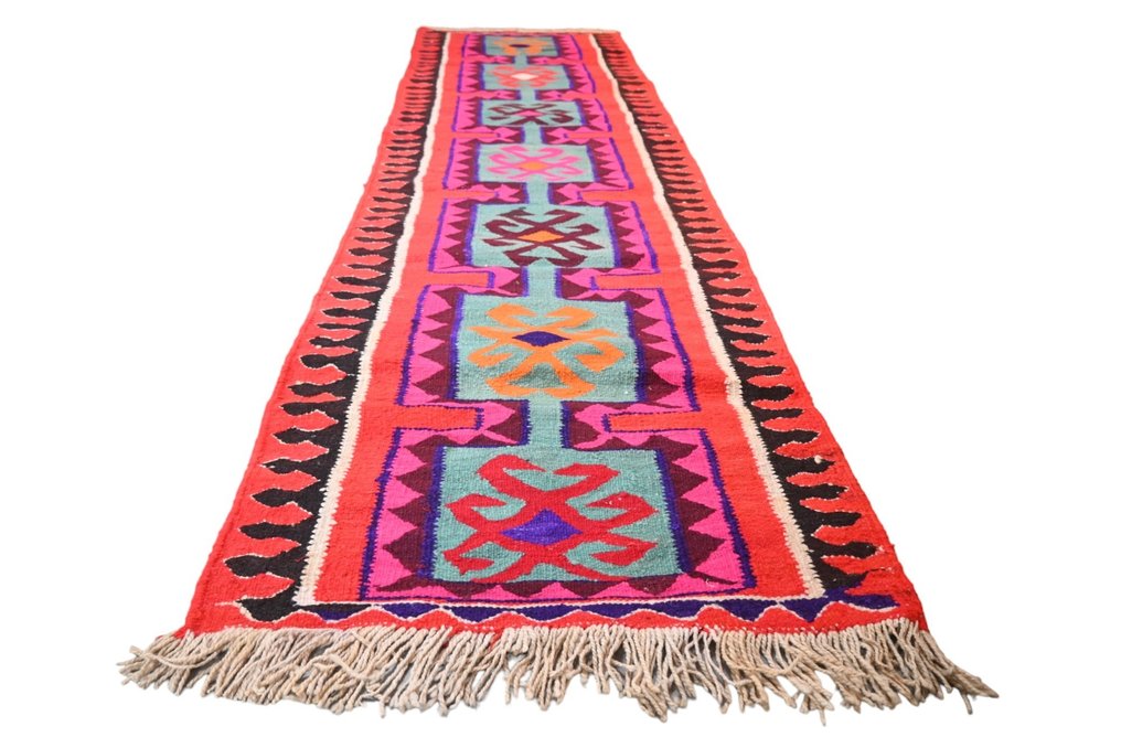 色彩繽紛的庫爾迪赫基 - 長條地毯 - 320 cm - 90 cm #2.1