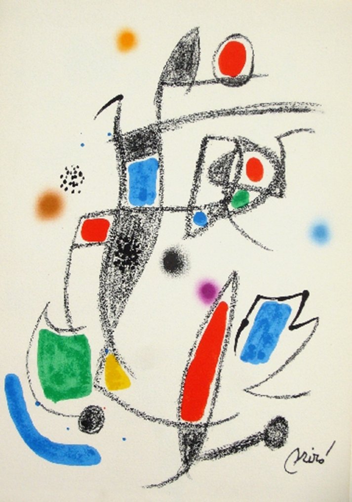 Joan Miro (1893-1983) - Joan Miró - Maravillas con variaciones acrosticas 10 #1.1