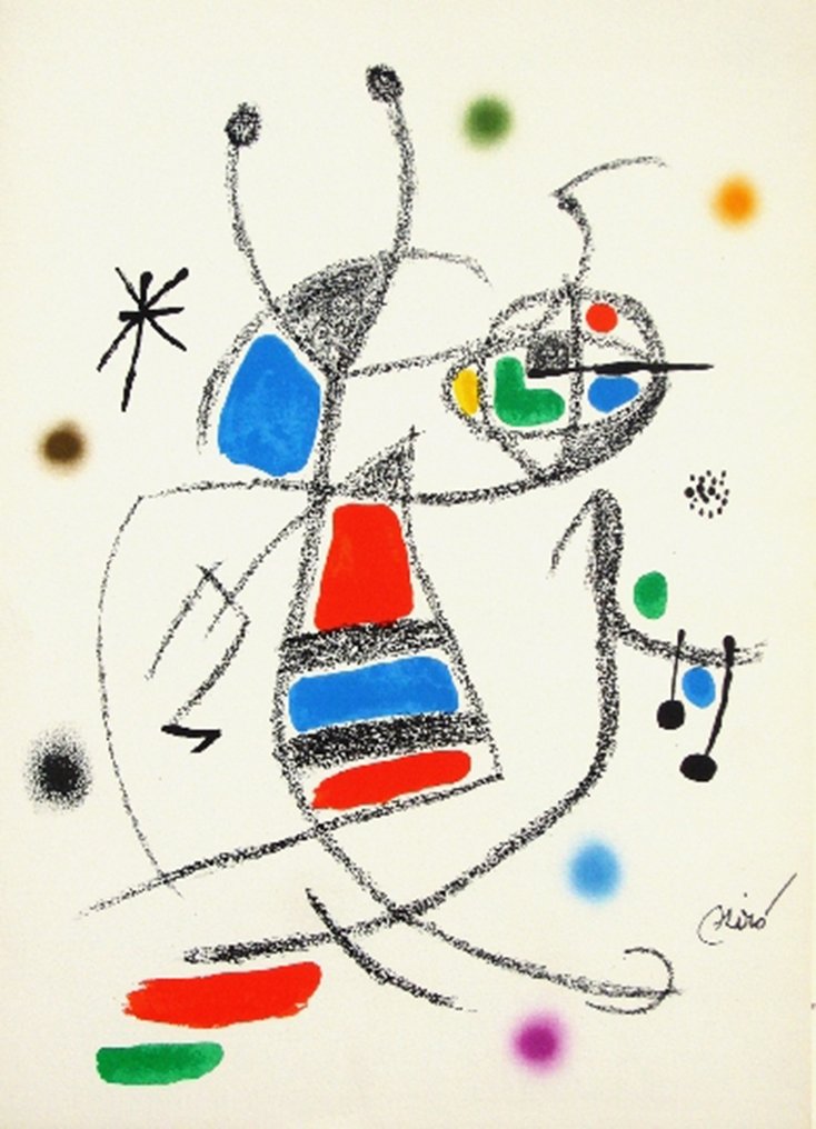 Joan Miro (1893-1983) - Joan Miró - Maravillas con variaciones acrosticas 8 #1.1