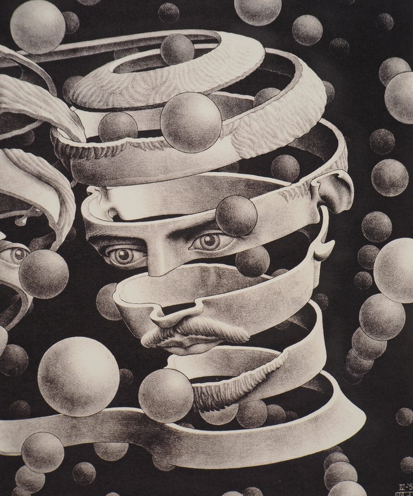 M.C. Escher (1898-1972) - Amoureux surréalistes #4.3