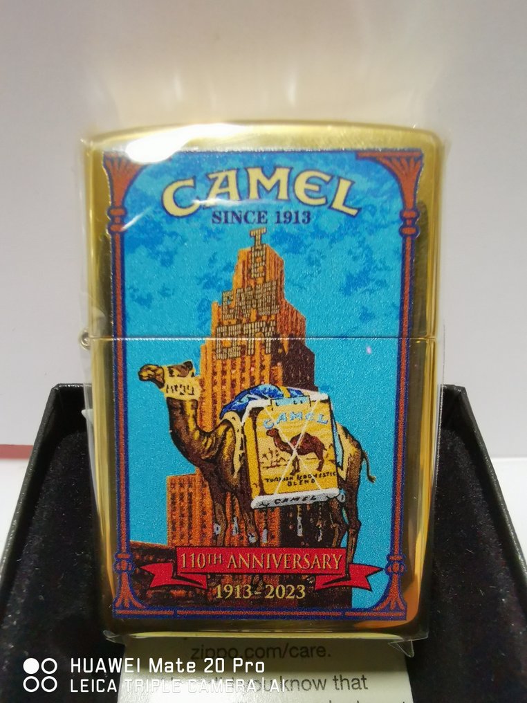 Zippo - Zippo Spécial édition Camel 110ème anniversaire de 2022 - Isqueiro de bolso - Aço pintado #1.1