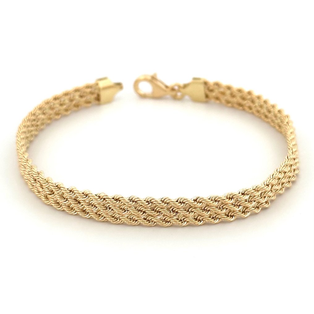 χωρίς τιμή ασφαλείας - Βραχιόλι - 18 καράτια Κίτρινο χρυσό - Οικογενειακός Χρυσός #1.0