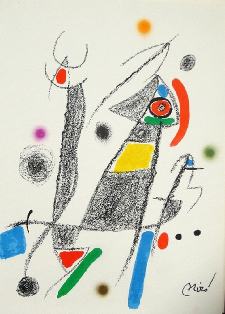 Joan Miro (1893-1983) - Maravillas con variaciones acrosticas 6 #1.0
