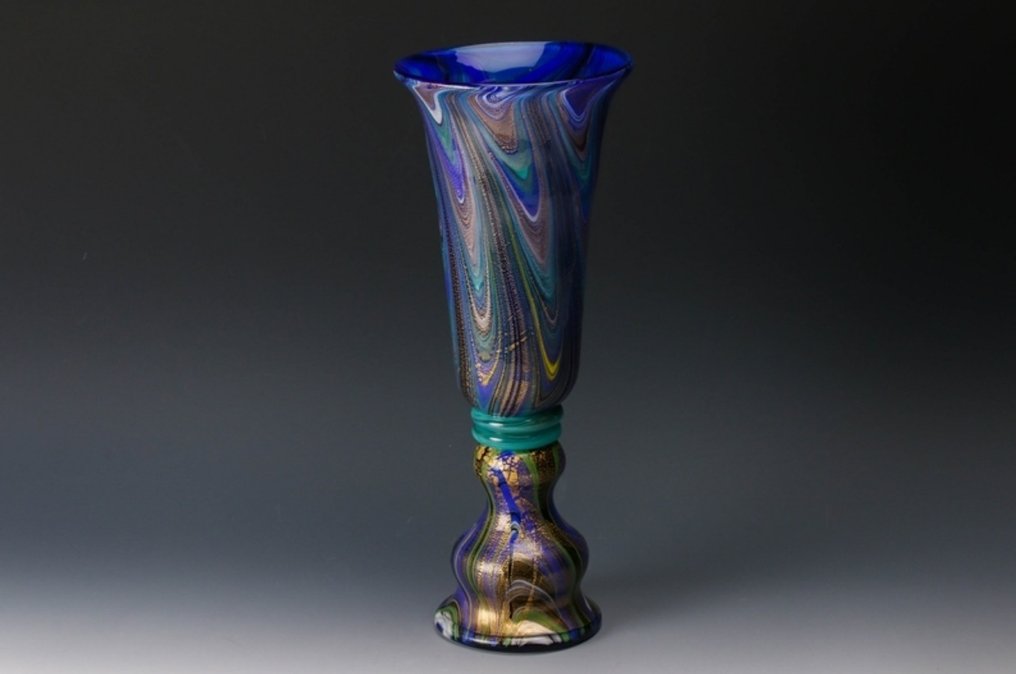 Lindo vaso de vidro - Vidro - 壹谷旭 Ichiya Akira（1937-2003） - Japão - Período Shōwa (1926-1989) #3.1