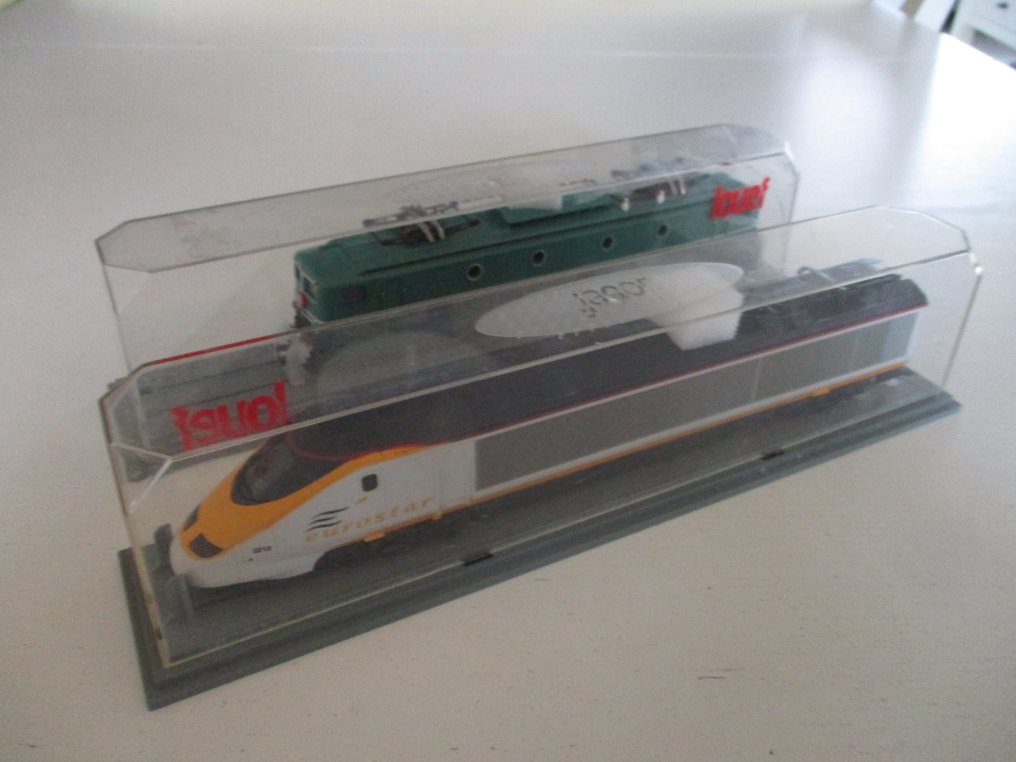 Jouef H0 - 8950/8445 - Modeltrein locomotief (2) - Eurostar en CC 7107 - SNCF #1.1