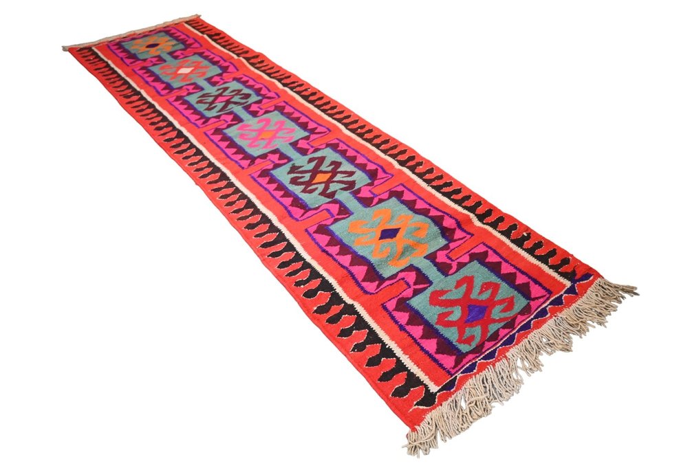 色彩繽紛的庫爾迪赫基 - 長條地毯 - 320 cm - 90 cm #3.1