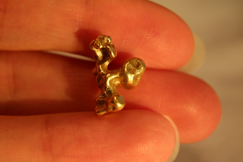 Gull Klump - Høyde: 18 mm - Bredde: 11 mm- 3.78 g - (1) #3.1